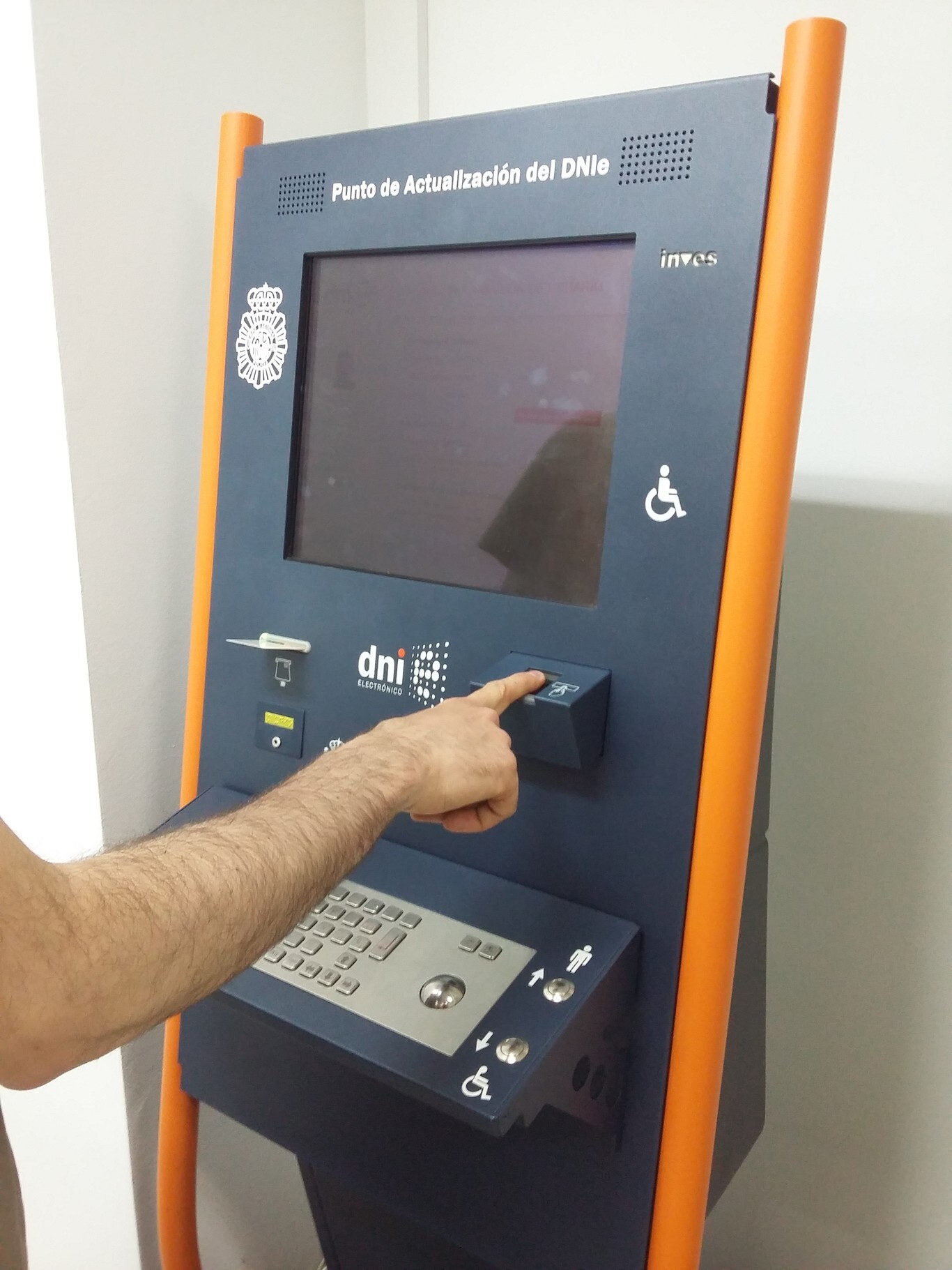 Máquina lectora de DNIe